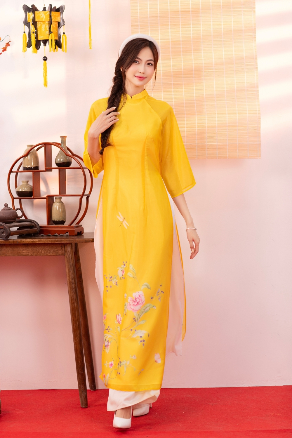  Áo dài Yên Chi 