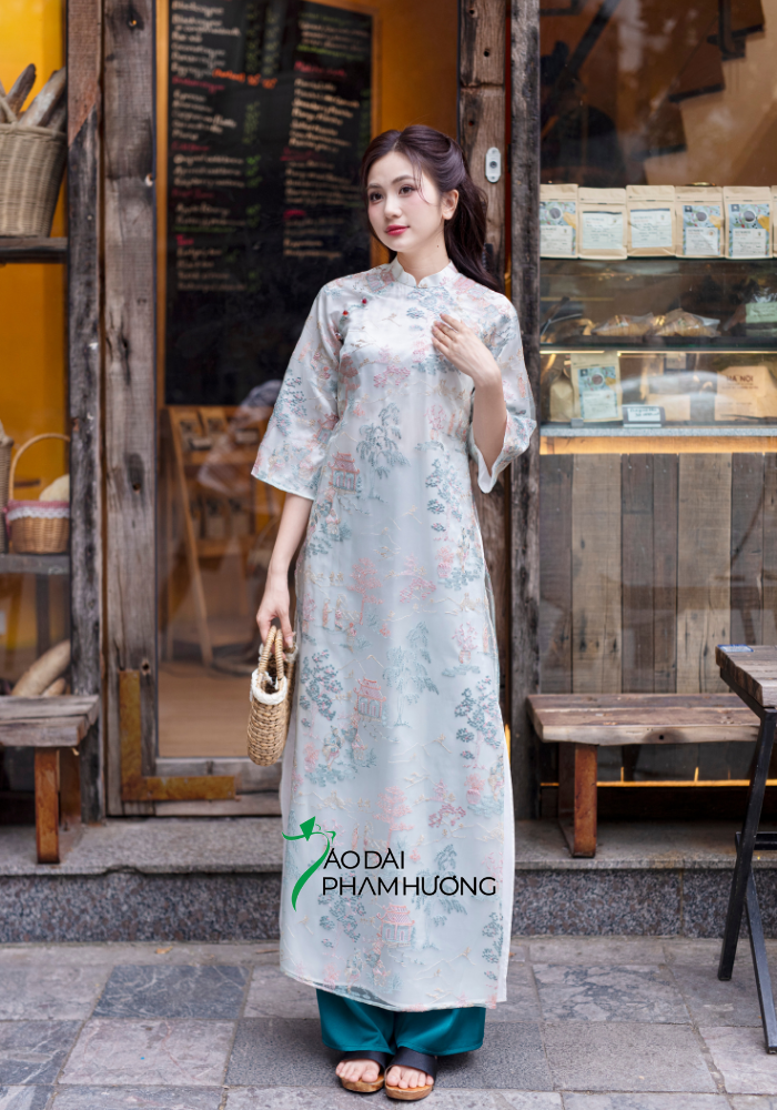  Áo dài Thủy Mặc xanh min 